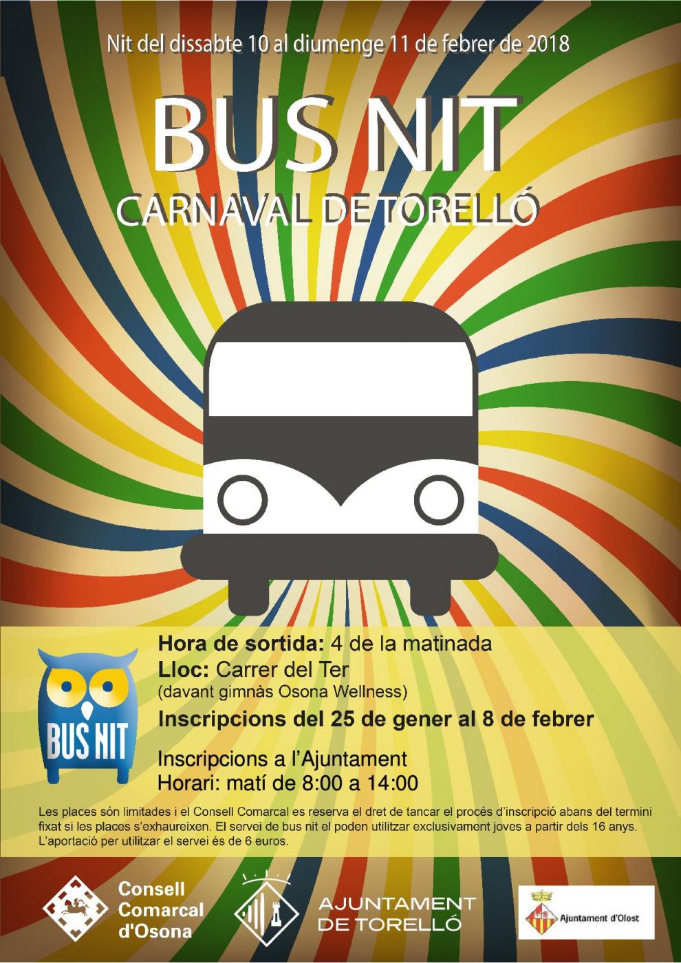 Bus nit al Carnaval de Torelló